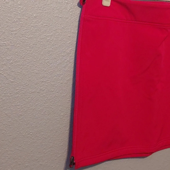Title Nine Cold Killer fleece lined Skirt Pink Size 12 Sporty Golf Tennis Active - Picture 4 of 6
